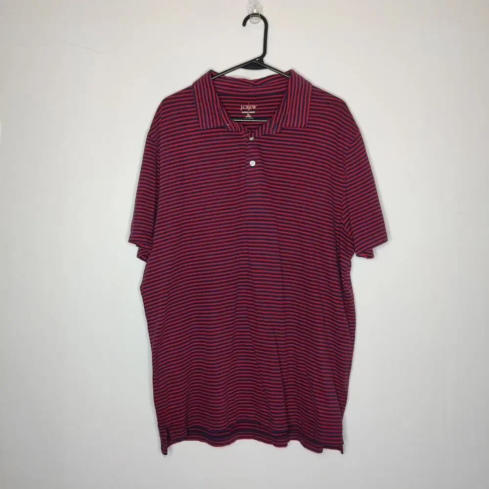 Bundle x2 J. Crew Oarsman Sueded Shirts Jersey Polo Crewneck XL Classic Fit